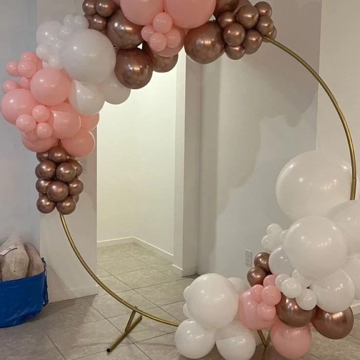 decoracion de cumpleaños para mujer sencilla con globos