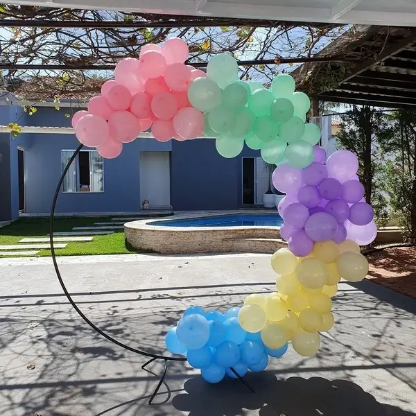 decoracion sencilla con globos